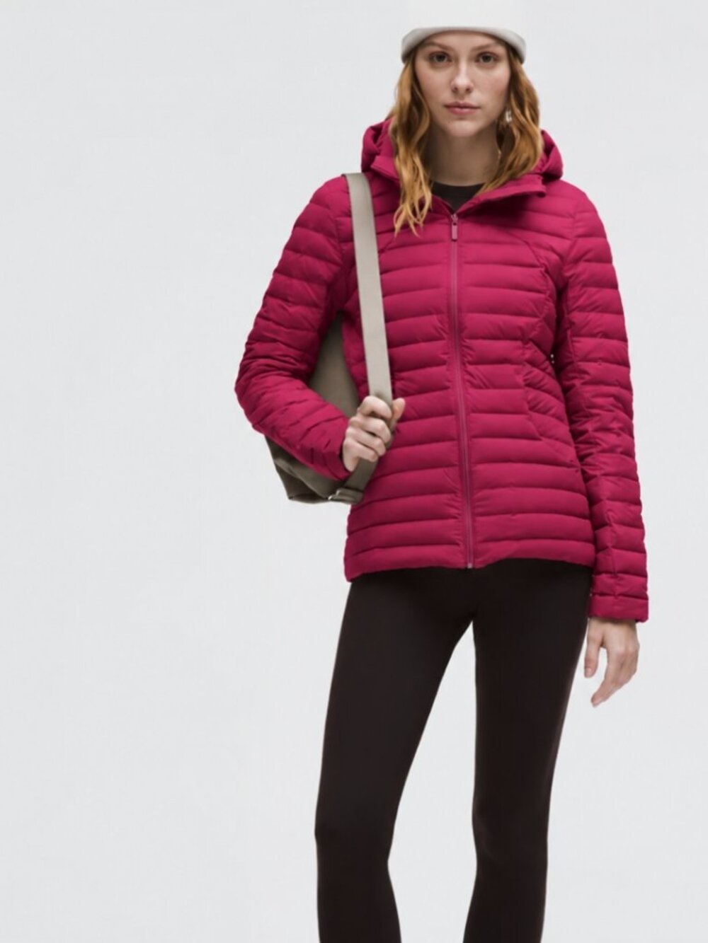 Lululemon Pack It Down Long Jacket – Pomegranate – Size 4